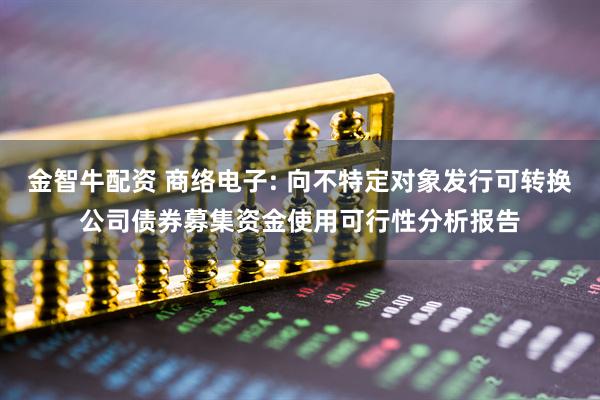 金智牛配资 商络电子: 向不特定对象发行可转换公司债券募集资金使用可行性分析报告